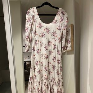 LoveShackFancy Floral Printed Dress